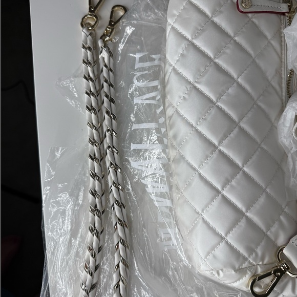 MZ Wallace White Quilted Crossbody Bag - Picture 7 of 11
